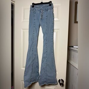 We The Free Light Blue Flare Jeans